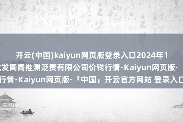 开云(中国)kaiyun网页版登录入口2024年12月15日广州江南果菜批发阛阓推测贬责有限公司价钱行情-Kaiyun网页版·「中国」开云官方网站 登录入口